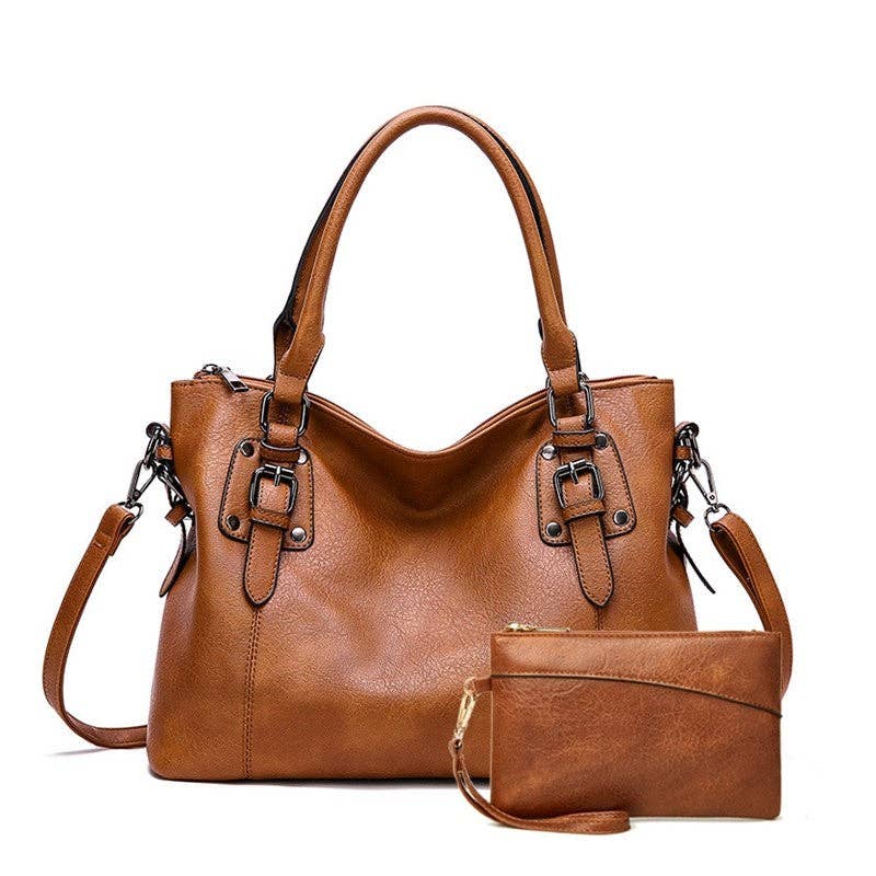 Solid Color Minimalist Single Shoulder Crossbody Mother Leather Bag
