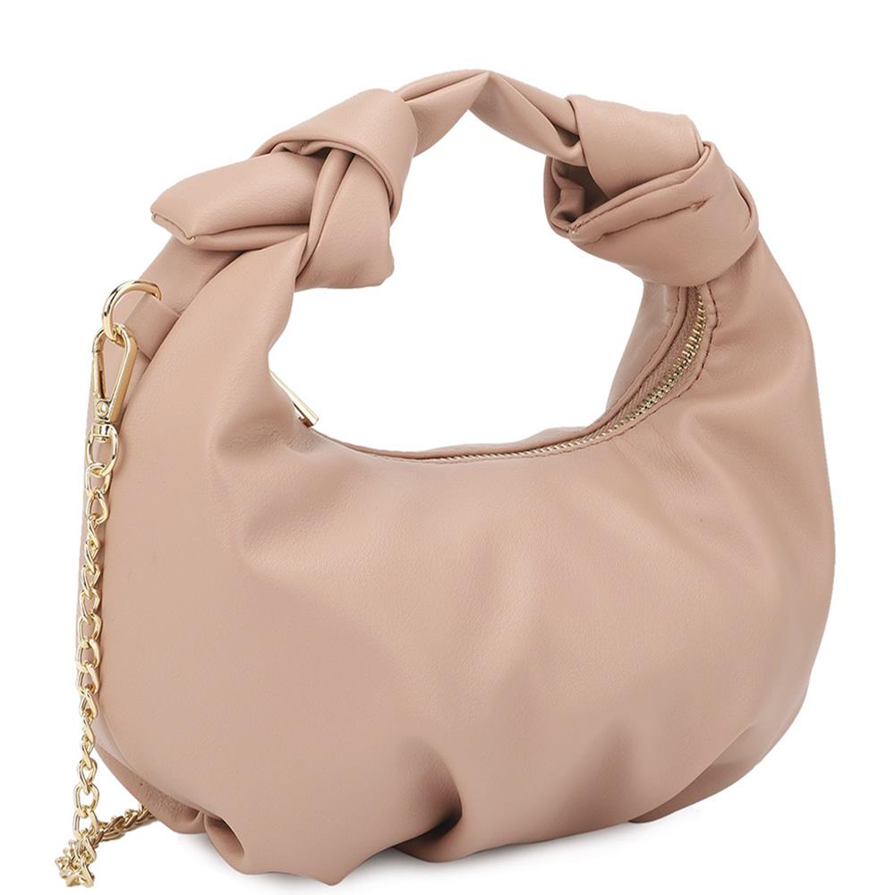 Smooth Round Handle Zipper Bag - Niques_Boutique