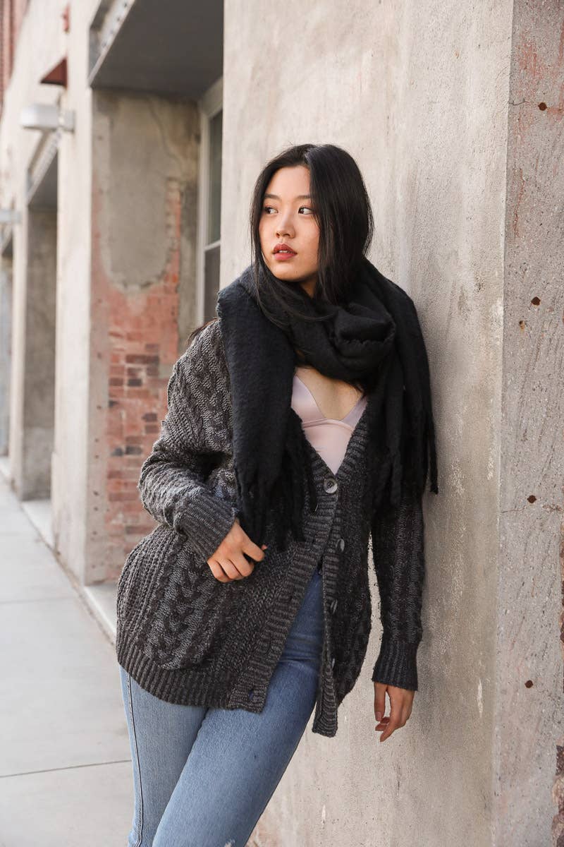 Chic Mohair Blanket Scarves – Stay Warm This Fall & Winter