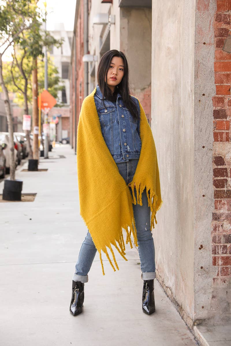 Chic Mohair Blanket Scarves – Stay Warm This Fall & Winter