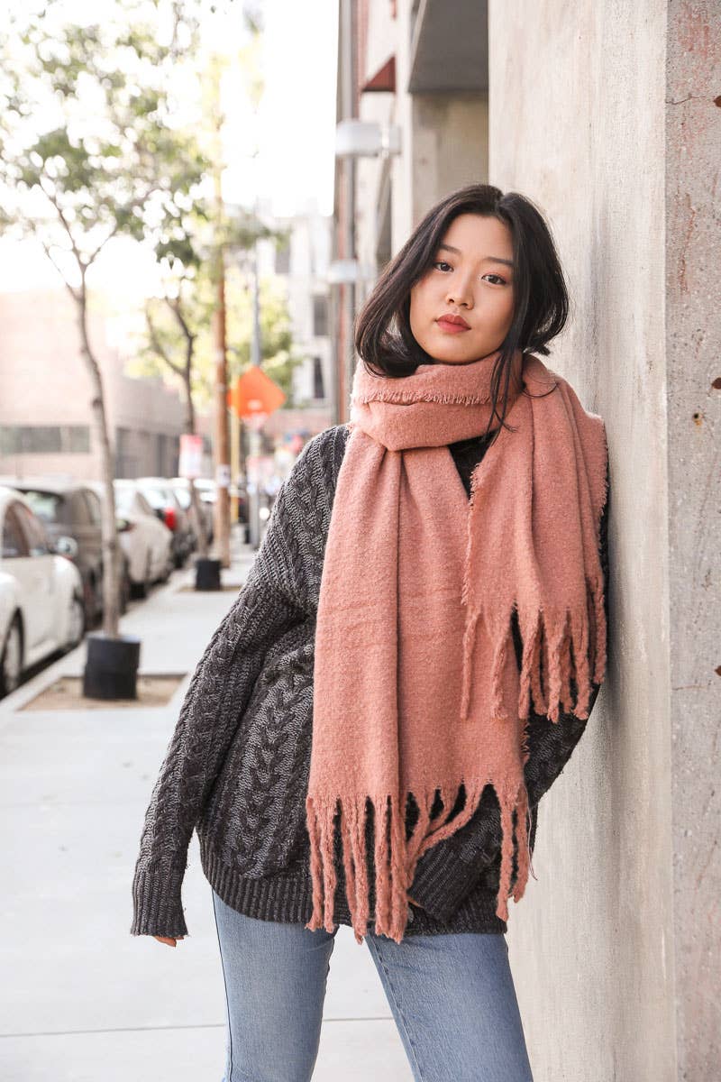 Chic Mohair Blanket Scarves – Stay Warm This Fall & Winter