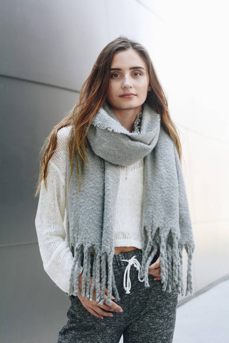 Chic Mohair Blanket Scarves – Stay Warm This Fall & Winter